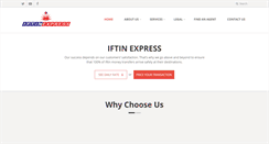 Desktop Screenshot of iftinuk.com
